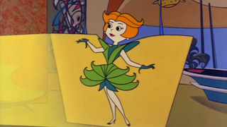 Projection Chic: Jane Jetson Tries on Clothes in the Future
